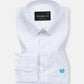 Juster Cyan Check Textured Cotton Shirt - John Ellies