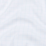 Juster Cyan Check Textured Cotton Shirt - John Ellies