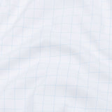 Juster Cyan Check Textured Cotton Shirt - John Ellies