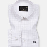 Juster Black Check Textured Cotton Shirt - John Ellies