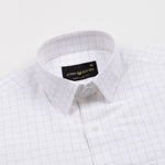 Juster Black Check Textured Cotton Shirt - John Ellies