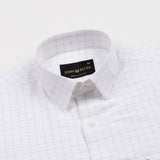 Juster Black Check Textured Cotton Shirt - John Ellies