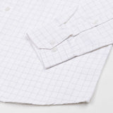 Juster Black Check Textured Cotton Shirt - John Ellies