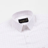 Juster Pink Check Textured Cotton Shirt - John Ellies