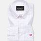Juster Purple Check Textured Cotton Shirt - John Ellies