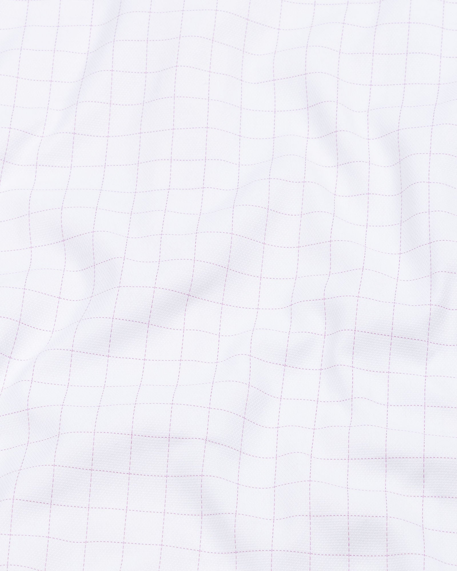 Juster Purple Check Textured Cotton Shirt - John Ellies