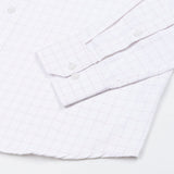 Juster Purple Check Textured Cotton Shirt - John Ellies
