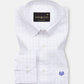 Juster Blue Check Textured Cotton Shirt - John Ellies
