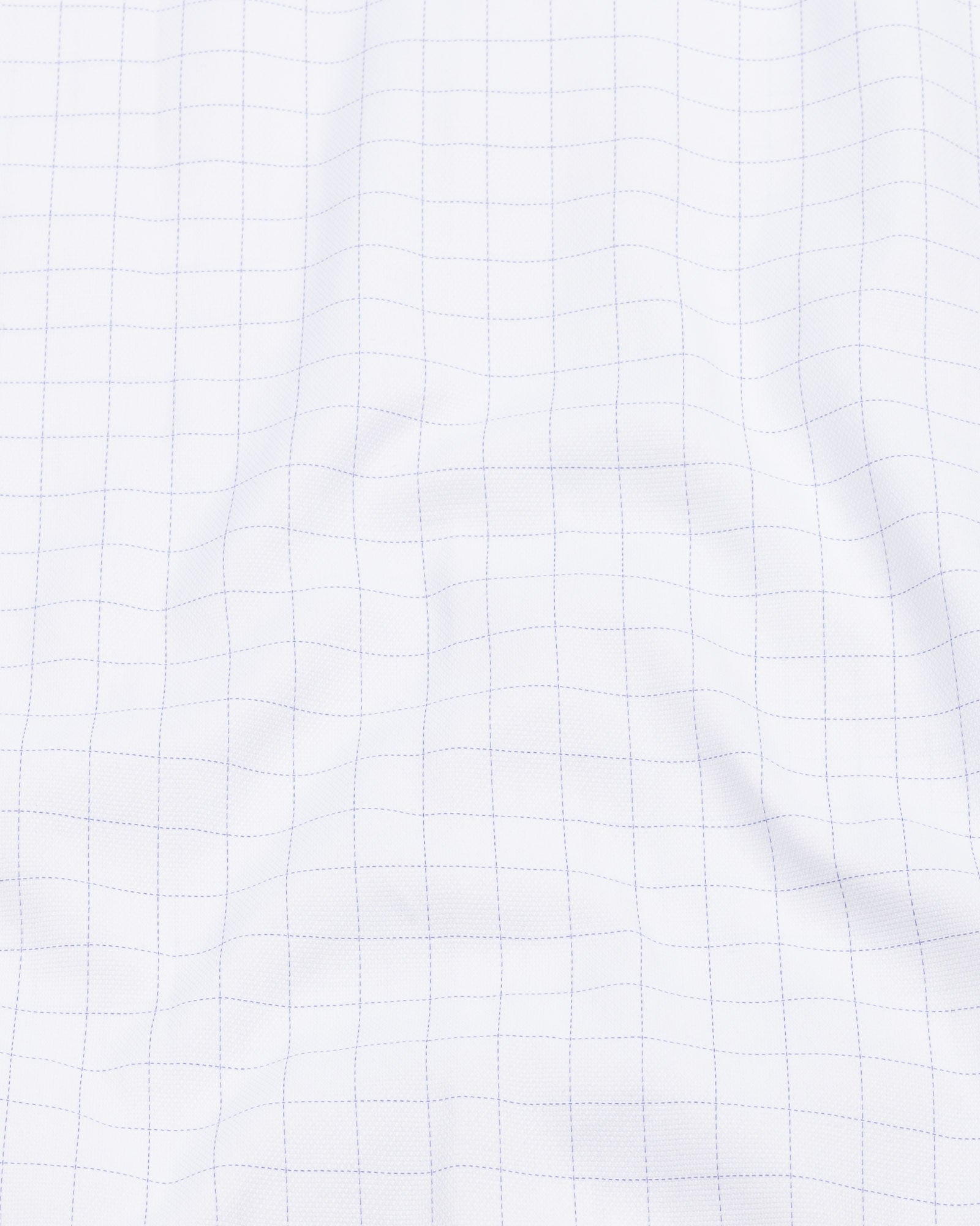 Juster Blue Check Textured Cotton Shirt - John Ellies