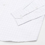 Juster Blue Check Textured Cotton Shirt - John Ellies