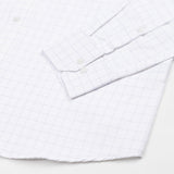 Juster Blue Check Textured Cotton Shirt - John Ellies