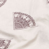 Trixan Brown Printed Linen Shirt - John Ellies