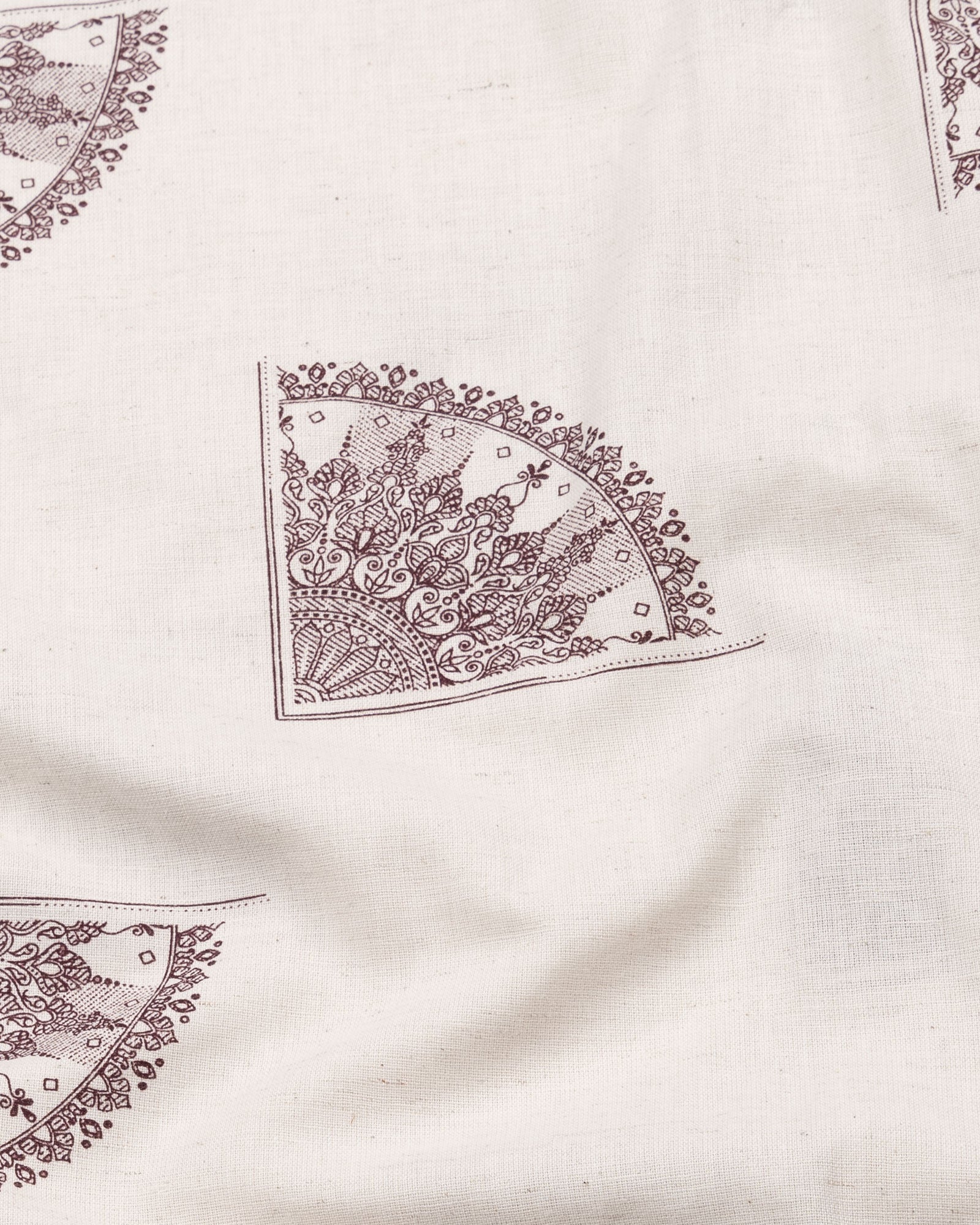 Trixan Brown Printed Linen Shirt - John Ellies