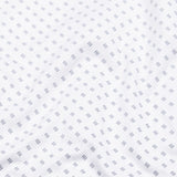 Meirox White Dash Grid Cotton Printed Shirt - John Ellies