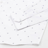 Meirox White Cube Cotton Printed Shirt - John Ellies