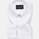 Meirox White Arrow Cotton Printed Shirt - John Ellies