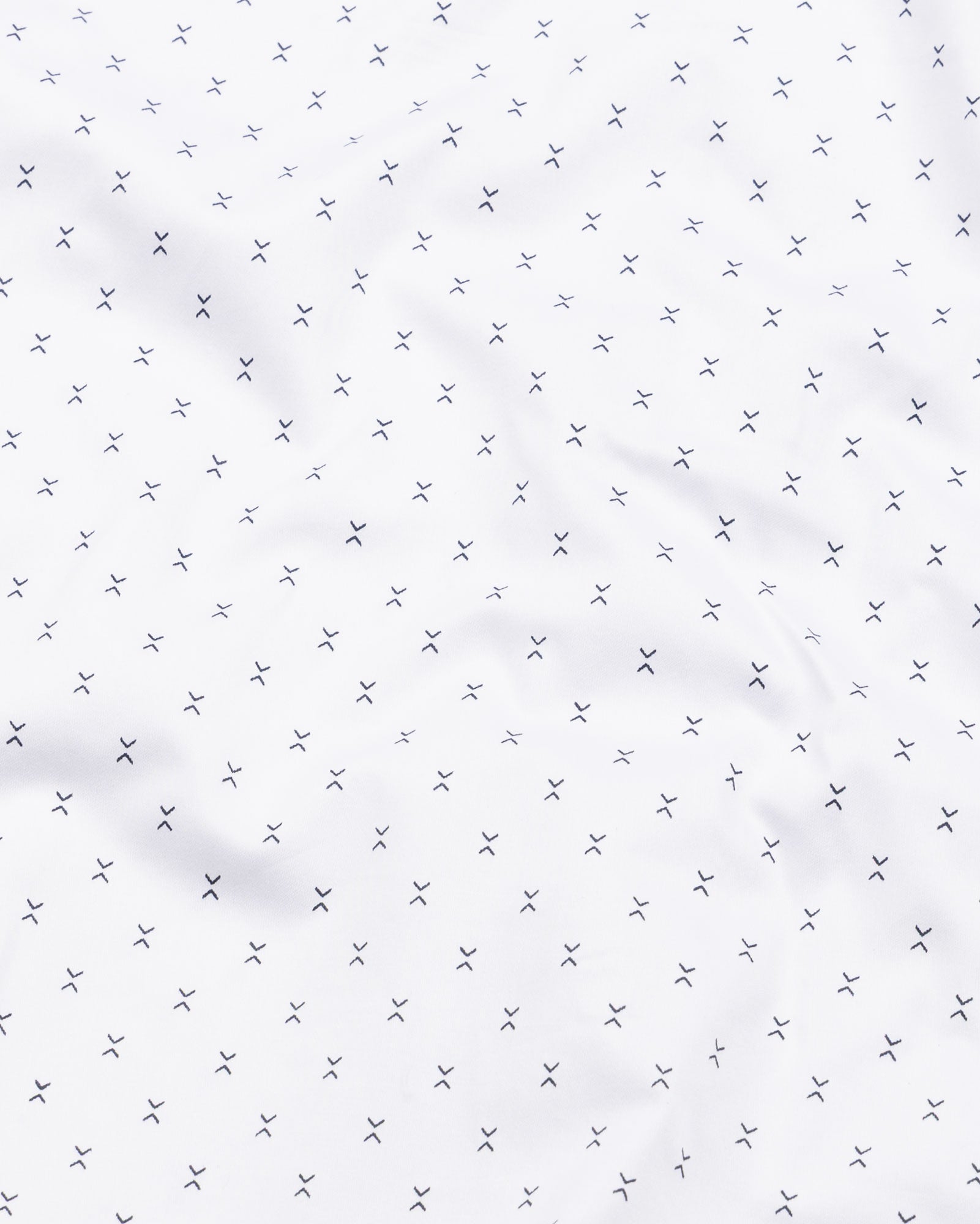 Meirox White Arrow Cotton Printed Shirt - John Ellies