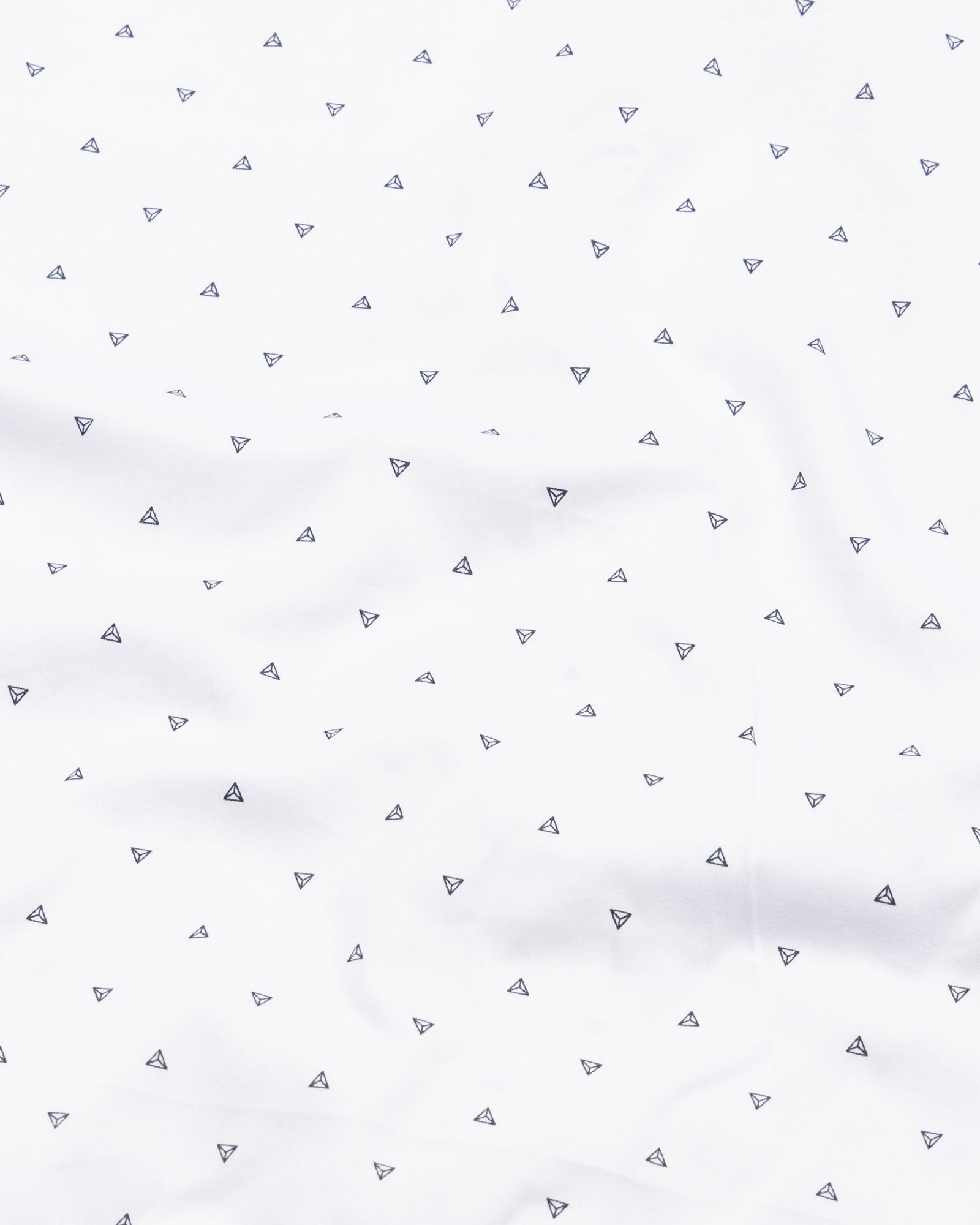 Meirox White Diamond Cotton Printed Shirt - John Ellies