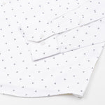 Meirox White Diamond Cotton Printed Shirt - John Ellies