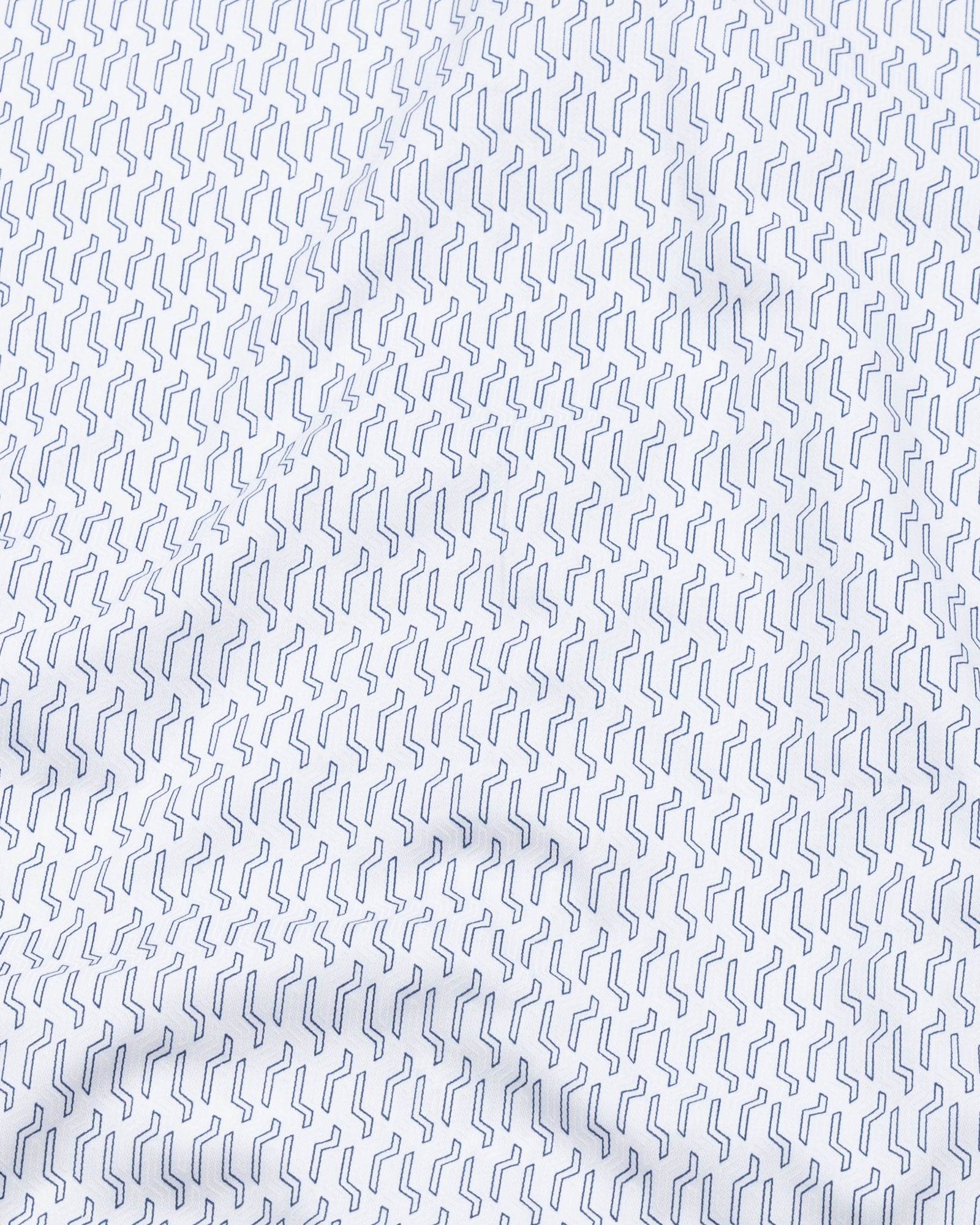 Meirox Blue Cotton Printed Shirt - John Ellies