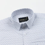 Meirox Blue Cotton Printed Shirt - John Ellies