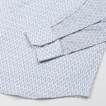 Meirox Blue Cotton Printed Shirt - John Ellies