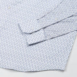 Meirox Blue Cotton Printed Shirt - John Ellies