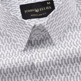 Meirox Black Cotton Printed Shirt - John Ellies