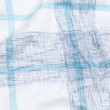 Davro Blue Check Textured Cotton Shirt - John Ellies