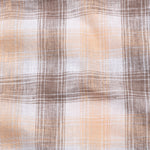 Qorlen Orange Check Linen Shirt - John Ellies