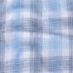 Qorlen Blue Check Linen Shirt - John Ellies