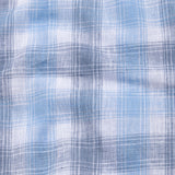 Qorlen Blue Check Linen Shirt - John Ellies