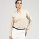 Strata Gold Stripes Oxford Cotton Women Shirt - John Ellies
