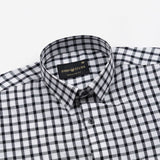 Qorlen Black Check Cotton Shirt - John Ellies