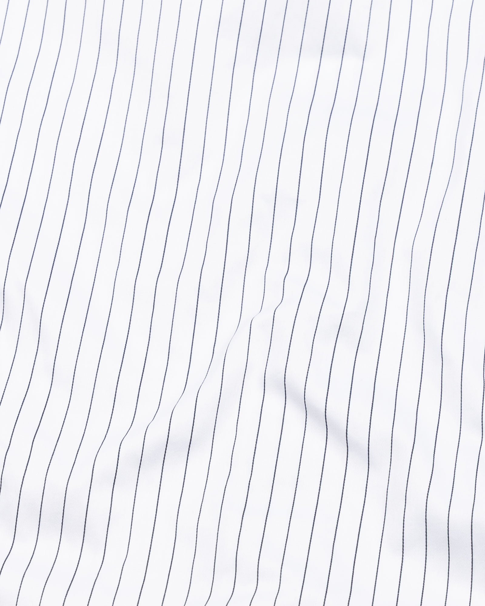 Gavin White Pin Stripe Cotton Shirt - John Ellies