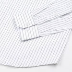 Gavin White Pin Stripe Cotton Shirt - John Ellies