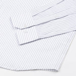 Gavin White Dot Stripe Cotton Shirt - John Ellies