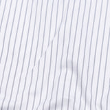 Gavin White Double Line Stripe Cotton Shirt - John Ellies