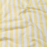 Ascents Yellow White Cuff Collar Cotton Stripes Shirt - John Ellies