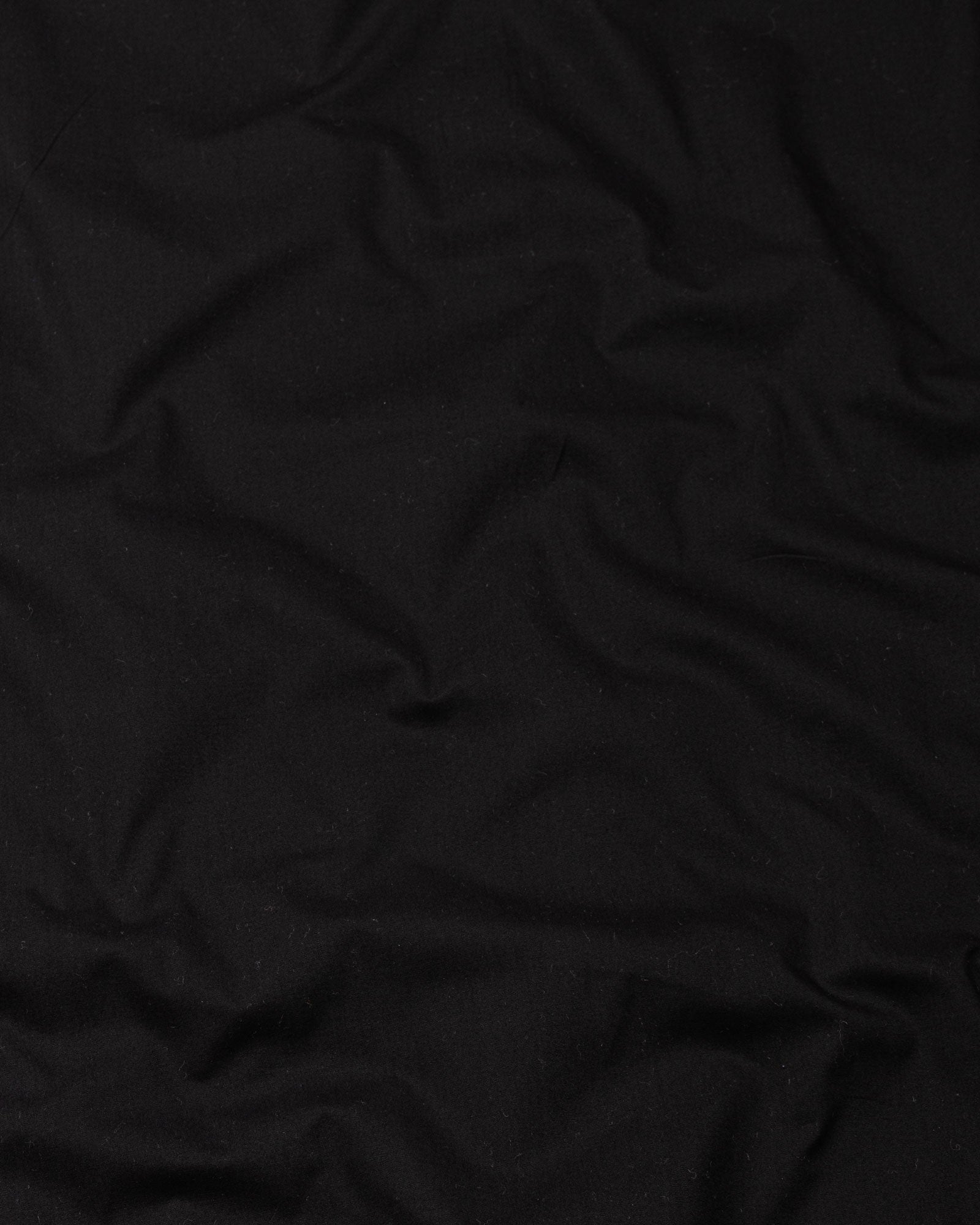 Ascents Black White Cuff Collar Cotton Plain Shirt - John Ellies