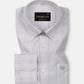Voltra Silver Check Button Down Cotton Shirt - John Ellies