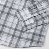 Stalwin Grey Check Button Down Linen Shirt - John Ellies