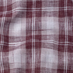 Stalwin Red Check Button Down Linen Shirt - John Ellies