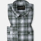 Stalwin Green Check Button Down Linen Shirt - John Ellies