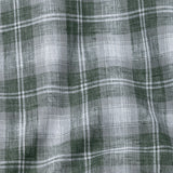 Stalwin Green Check Button Down Linen Shirt - John Ellies