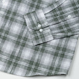 Stalwin Green Check Button Down Linen Shirt - John Ellies
