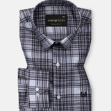 Orscub Black Check Linen Shirt - John Ellies