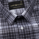 Orscub Black Check Linen Shirt - John Ellies