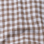 Allerow Brown Check Linen Shirt - John Ellies