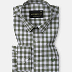 Allerow Green Check Linen Shirt - John Ellies